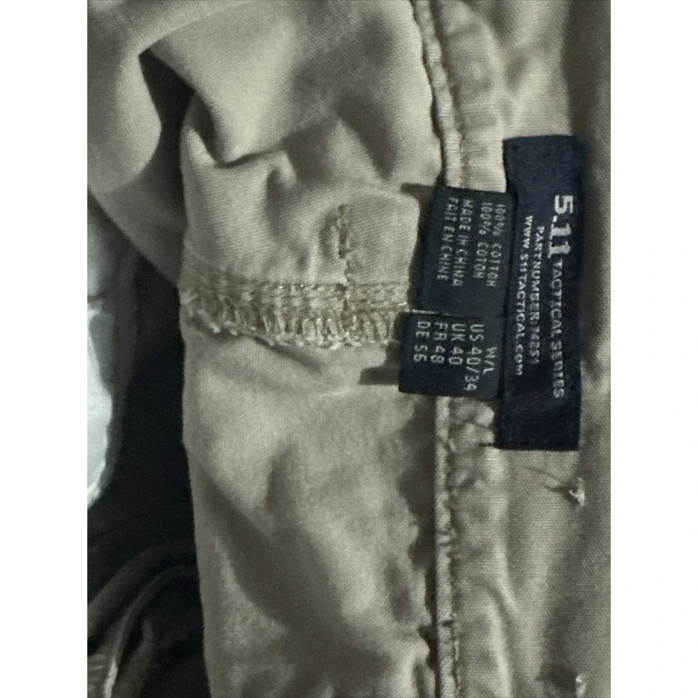 511 Tactical Pants Mens 40x34 (40/32actual) Khaki Cargo Utility Hiking